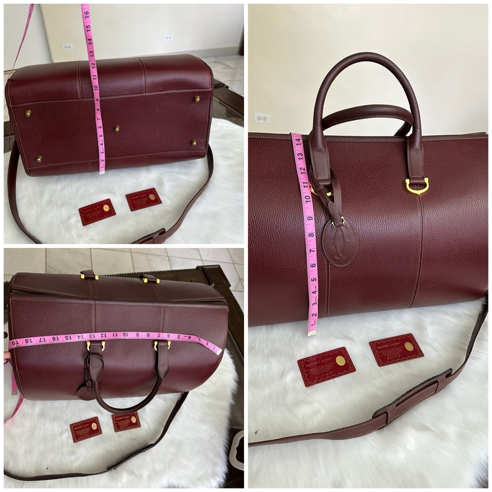 Auth Cartier Travel Bag Excellent Condition - Picture 16 of 16